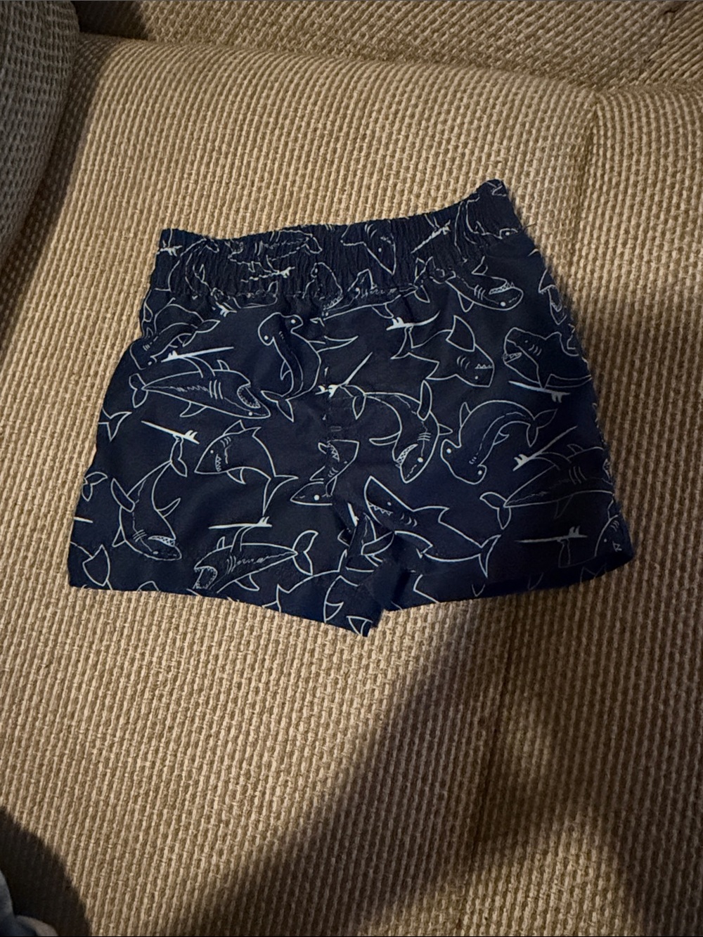 wonder nation Navy Shark Swim Shorts